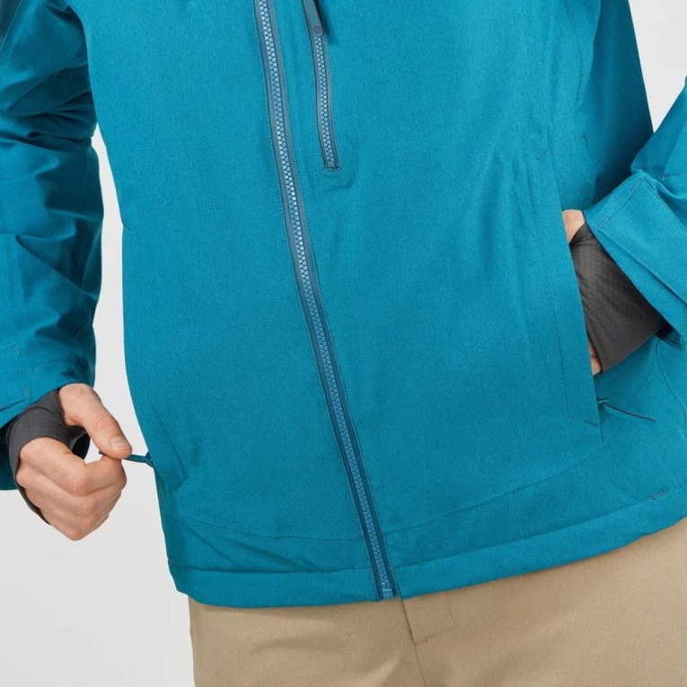 Turquoise Salomon Untracked Insulated Men's Ski Jackets | PH 32057J